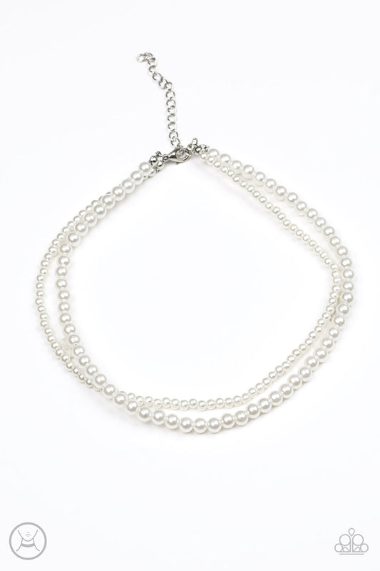 Ladies Choice - White choker necklace
