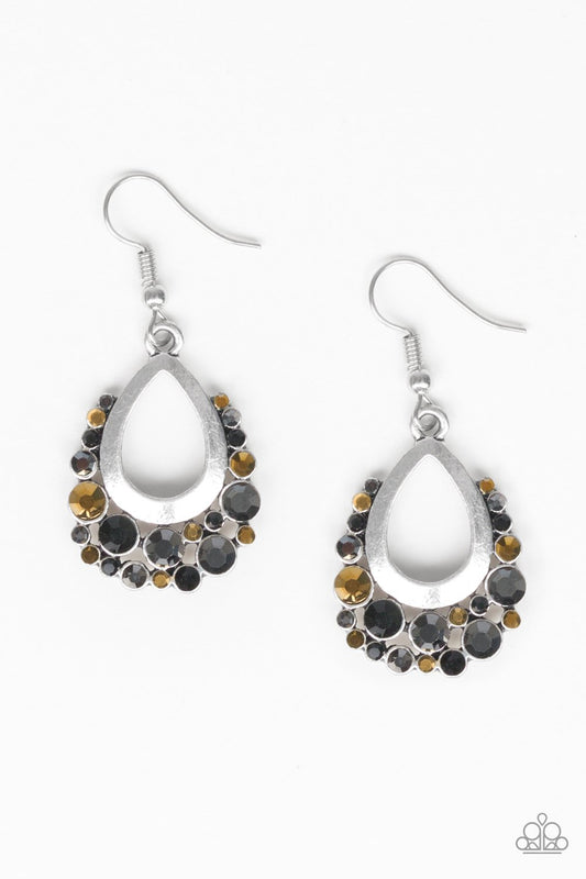 Table For Two - Multicolor/Mixed Metal earrings
