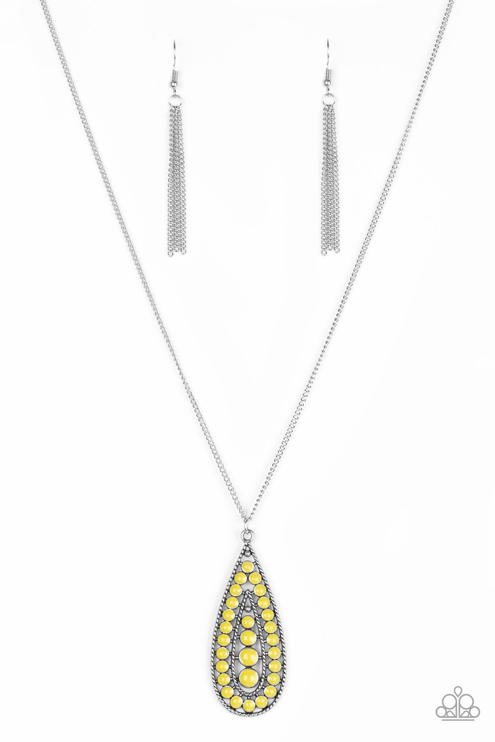 Tiki Tease - Yellow necklace