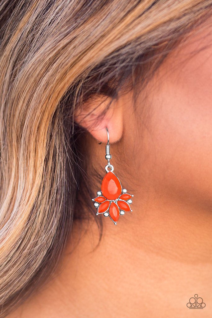 GLAM Up! - Orange Earrings