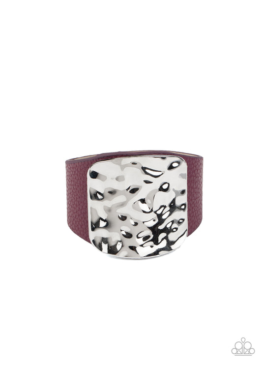 Brighten Up - Purple wrap bracelet