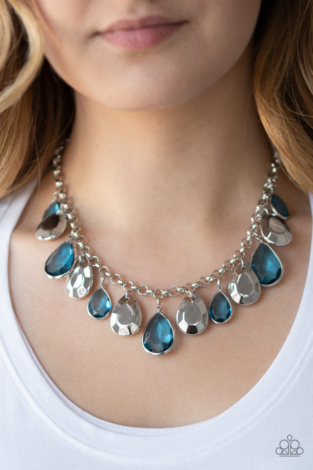 CLIQUE-bait - Blue necklace set