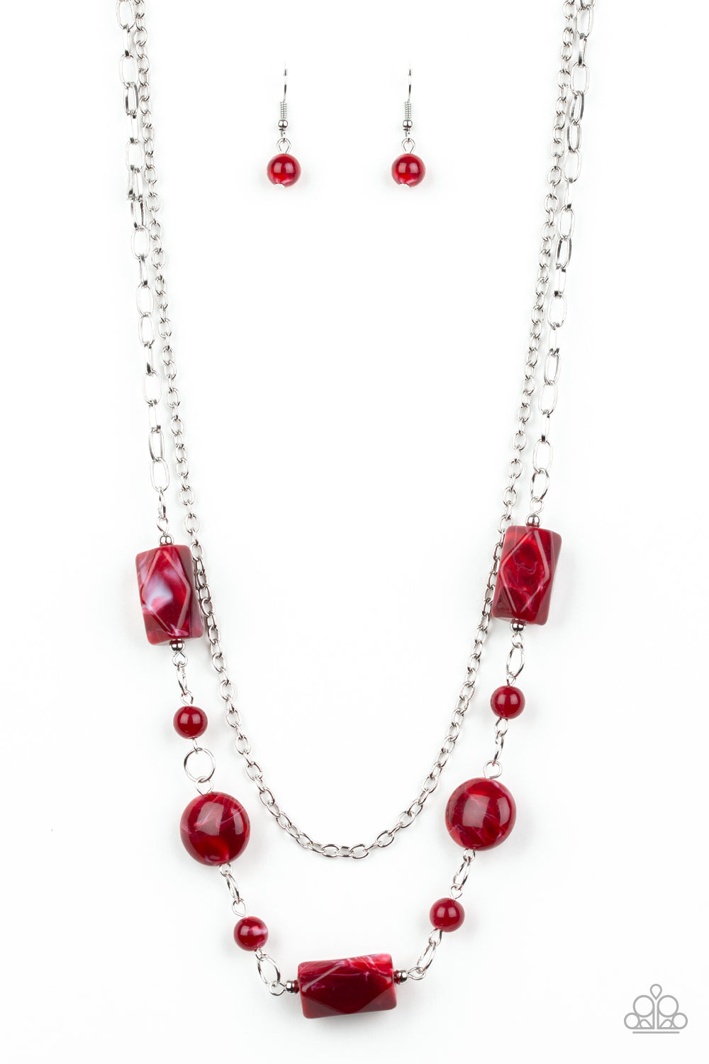 Colorfully Cosmopolitan - Red necklace