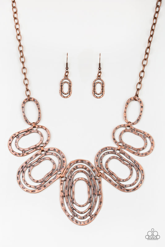 Empress Impressions - Copper necklace