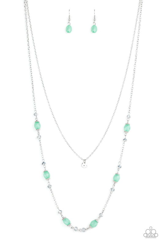 Irresistibly Iridescent - Green necklace