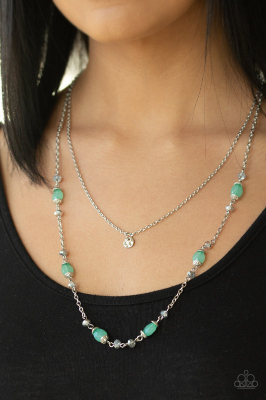 Irresistibly Iridescent - Green necklace