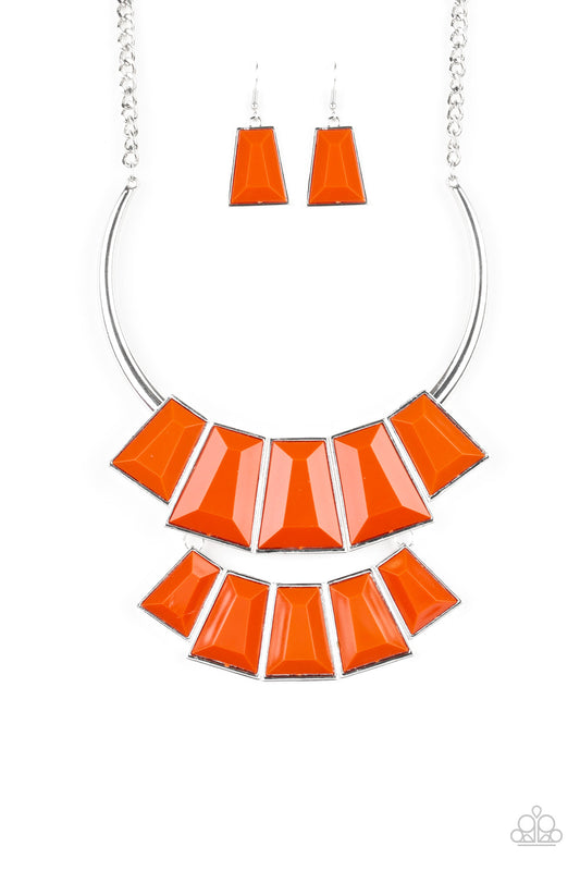 Lions, TIGRESS, and Bears - Orange necklace