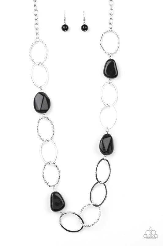 Modern Day Malibu - Black necklace