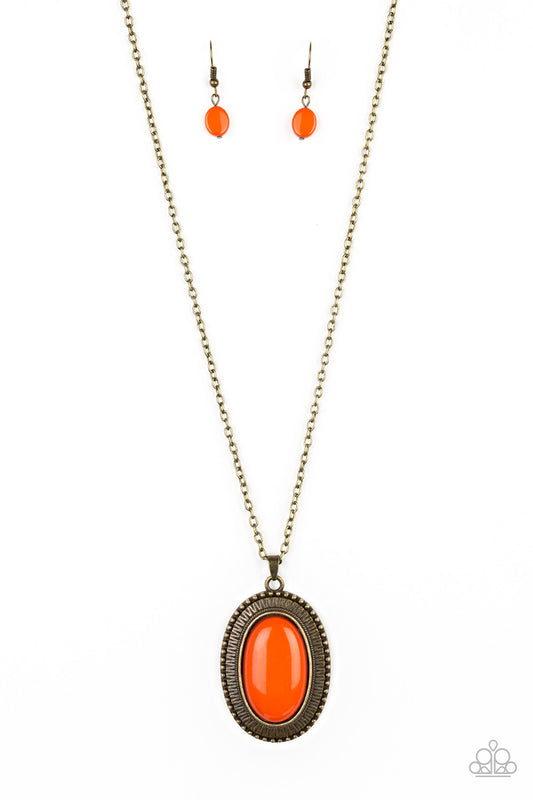 Practical Prairie - Orange necklace set