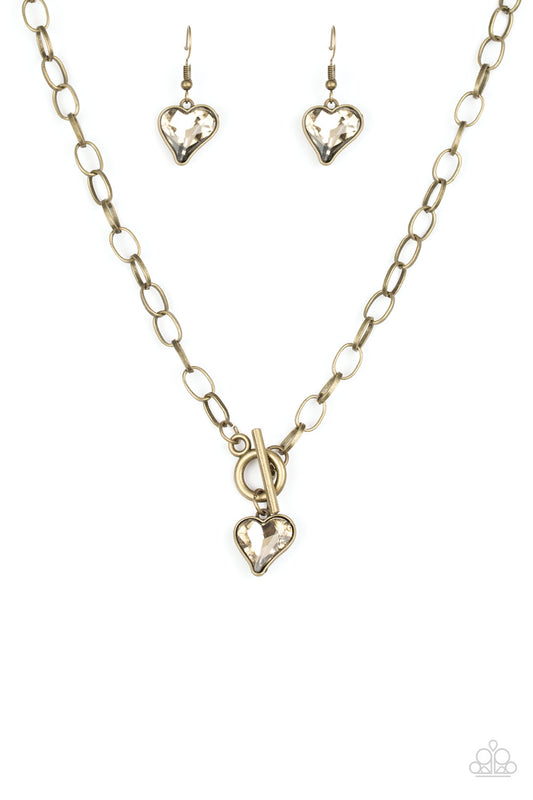 Princeton Princess - Brass heart necklace