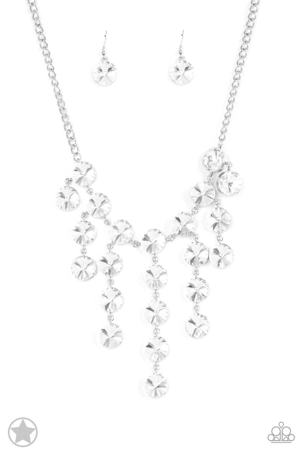 Spotlight Stunner - Silver necklace