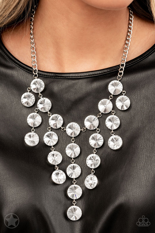 Spotlight Stunner - Silver necklace