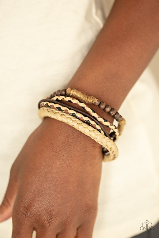 Woodland Wayfarer - Brown urban bracelet
