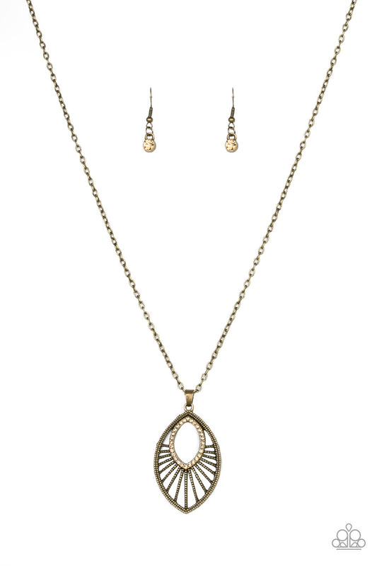 Court Couture - Brass necklace