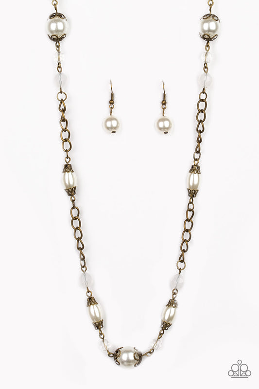 Magnificently Milan - Brass necklace