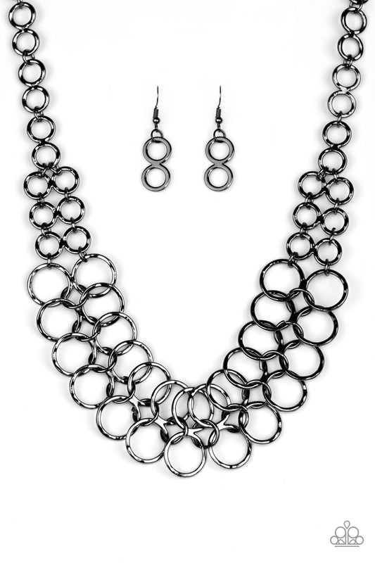 Metro Maven - Black/Gunmetal necklace