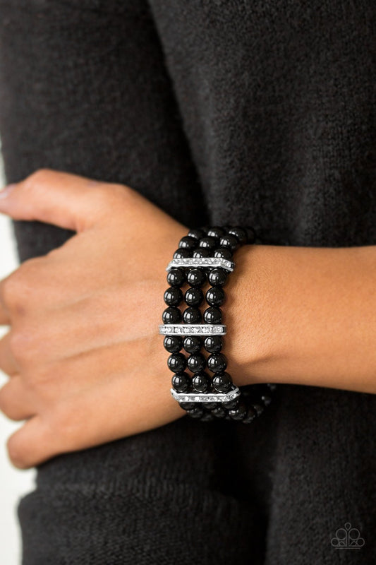 Put On Your GLAM Face - Black bracelet