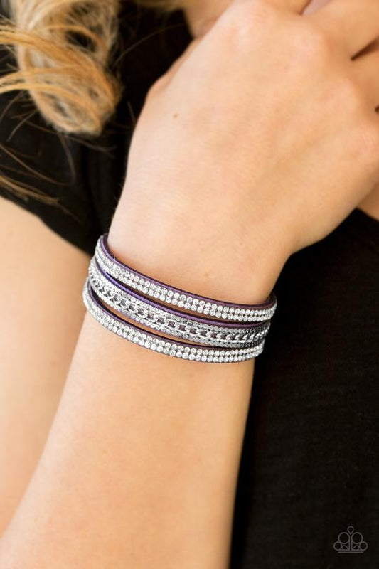 Unstoppable - Purple Wrap Bracelet