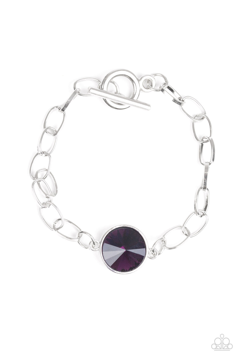She Sparkles On - Purple necklace w/ matching bracelet