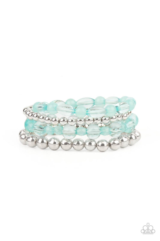 Delightfully Disco - Blue bracelet