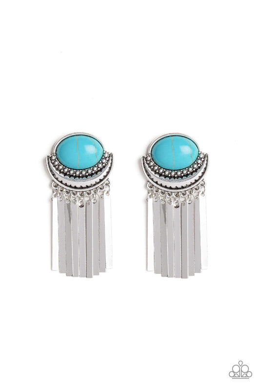 Monsoon Season - Blue/Turquoise post earrings