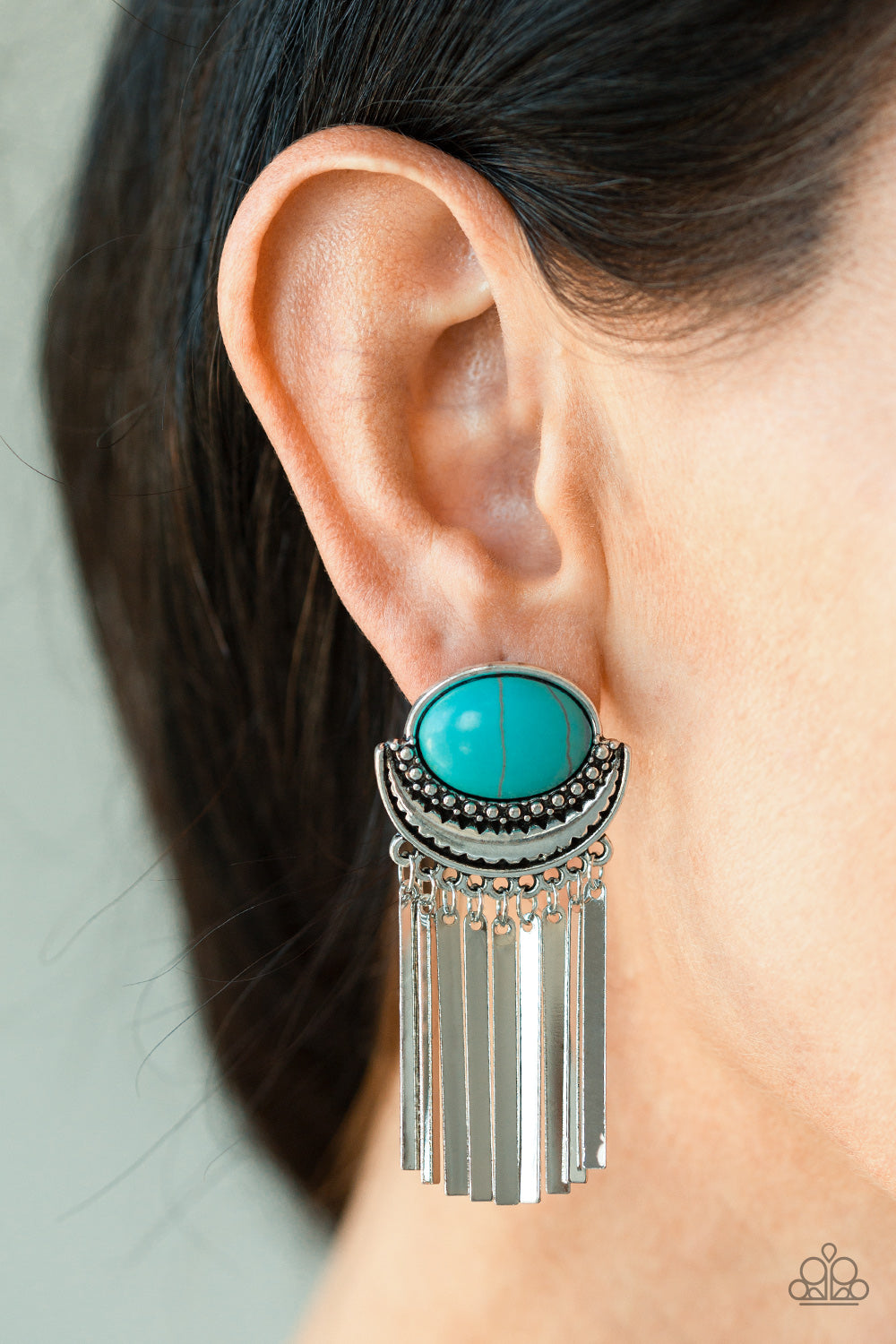 Monsoon Season - Blue/Turquoise post earrings
