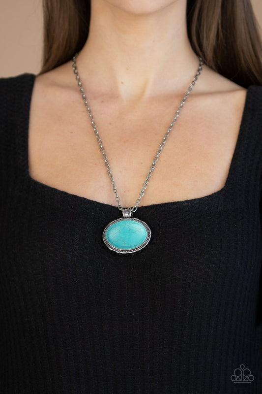 Sedimentary Colors - Blue necklace