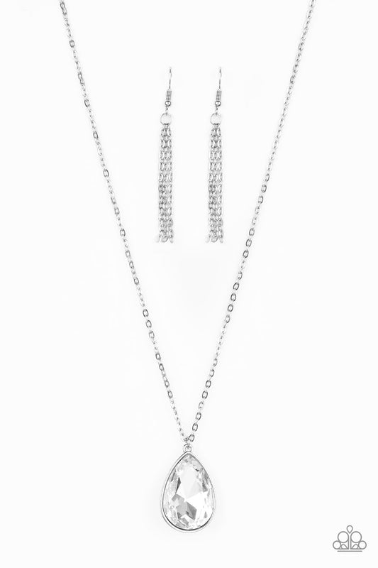 So Obvious - White gem necklace ( LIFE OF THE PARTY NOVEMBER 2019)