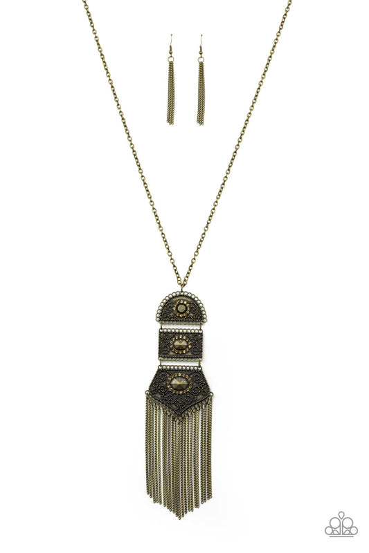 Tassel Tycoon - Brass necklace