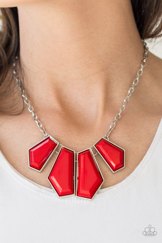 Get Up and GEO - Red necklace
