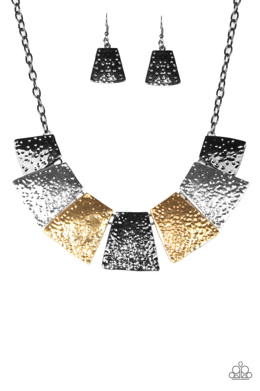 Here Comes The Huntress - Mixed Metal/Multicolor necklace