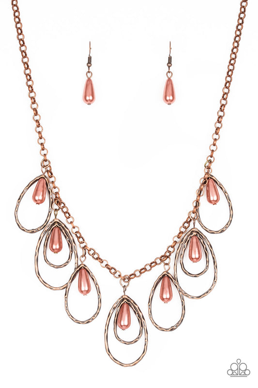 Rustic Ritz - Copper necklace