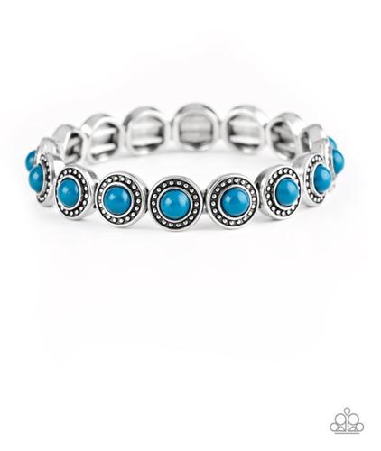Globetrotter Goals - blue bracelet
