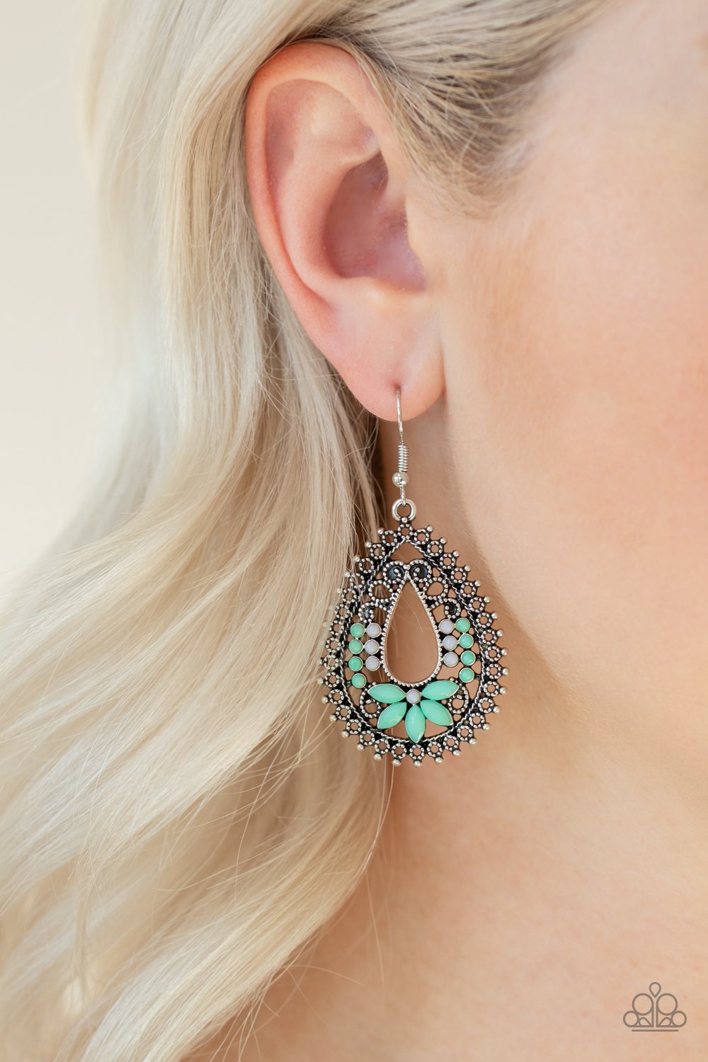 Atta Gala - Green earrings