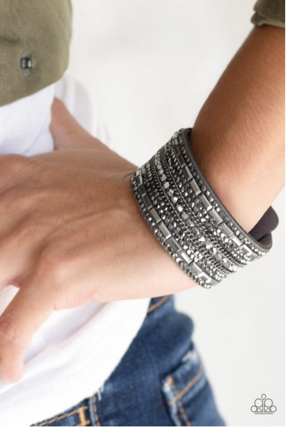 Rebel Radiance - Silver wrap bracelet