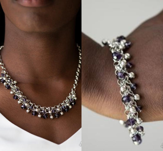 Trust Fund Baby - Purple w/ matching bracelet