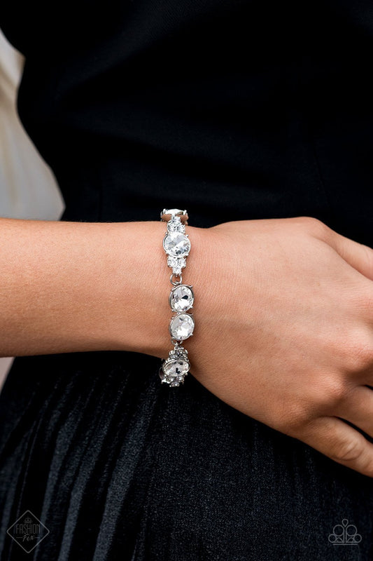 Care To Make A Wager? - White gems Bracelet