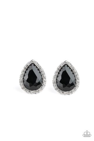 Dare to Shine - Black Post Earrings
