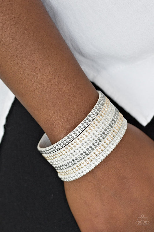 Fight Fire With Fire - White wrap bracelet