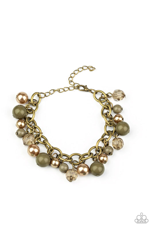 Grit and Glamour - green bracelet