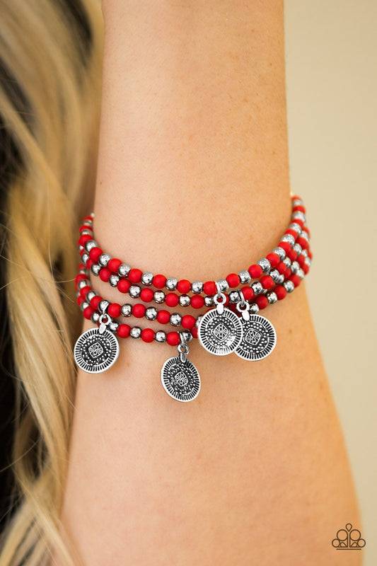 Gypsy Globetrotter - Red Bracelet