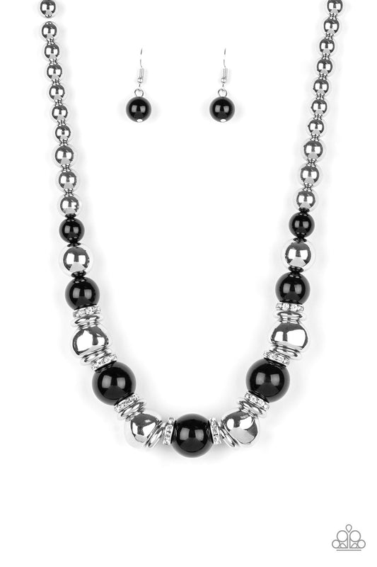 Hollywood HAUTE Spot - black necklace