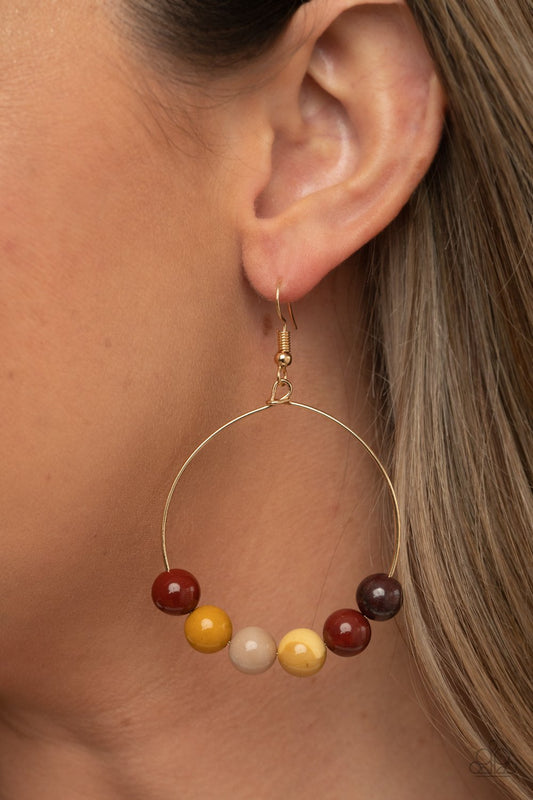 Let It Slide - multi earrings