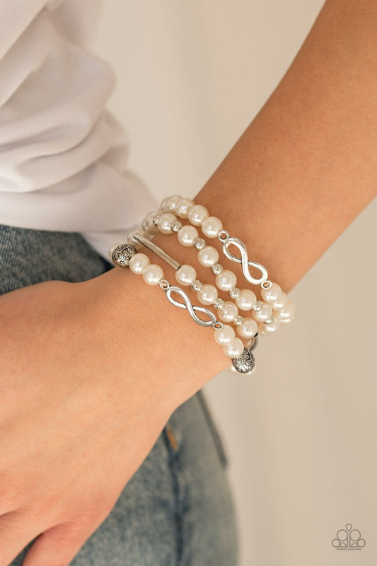 Limitless Luxury - White Pearl Bracelet