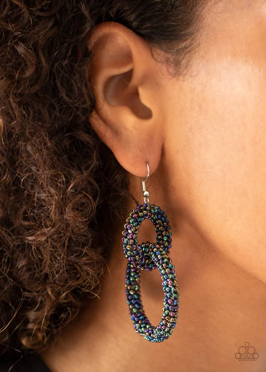 Luck BEAD A Lady - multicolor seedbead earrings