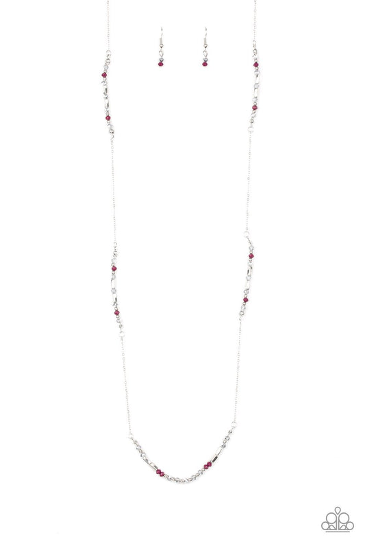 Mainstream Minimalist - Purple Necklace