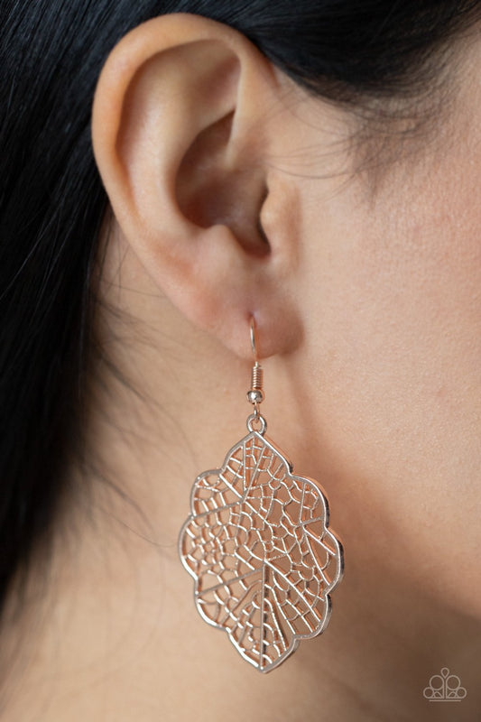 Meadow Mosaic - rose gold earrings