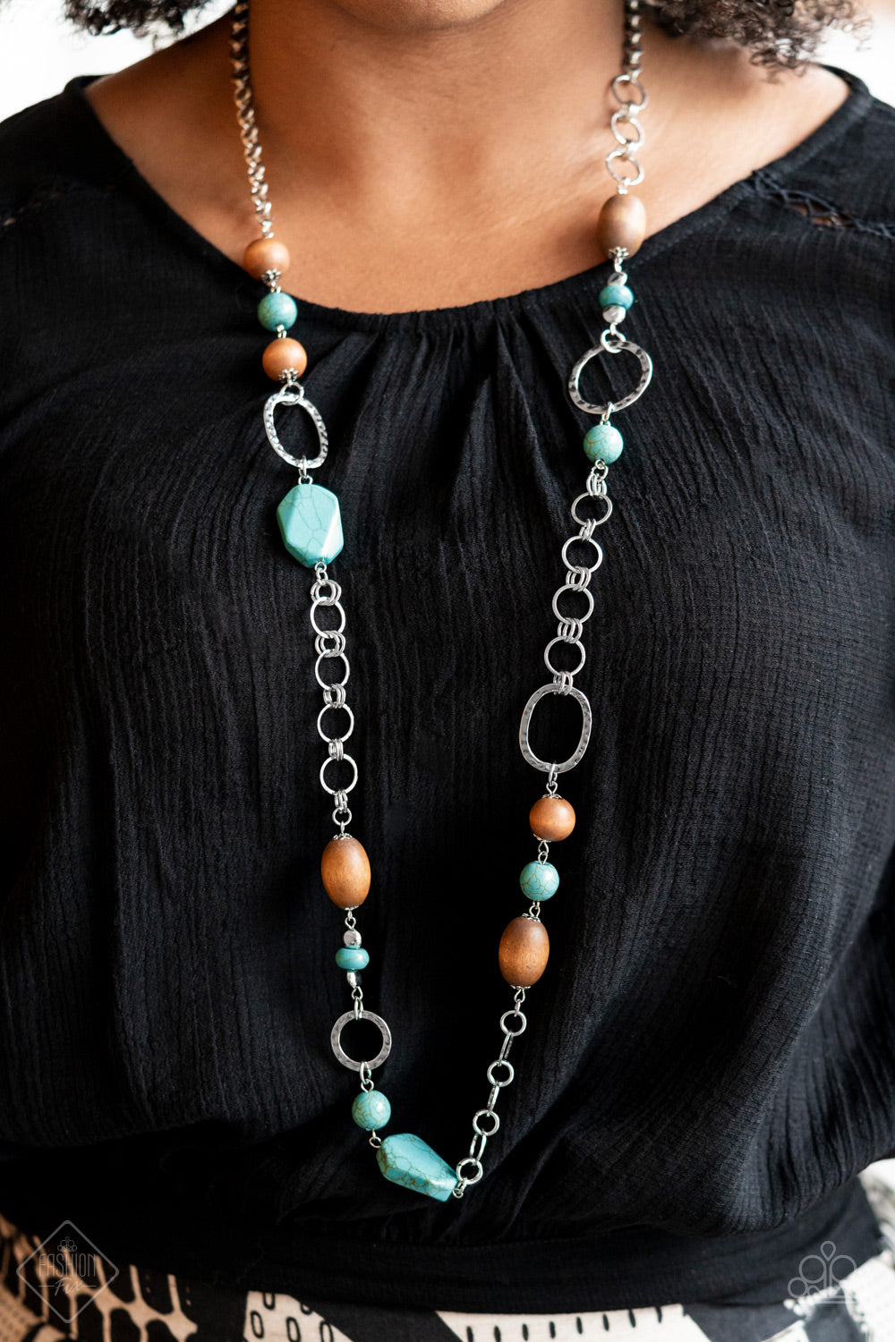 Prairie Reserve - Turquoise/Brown necklace w/ matching bracelet (June 2021 - Fashion Fix)
