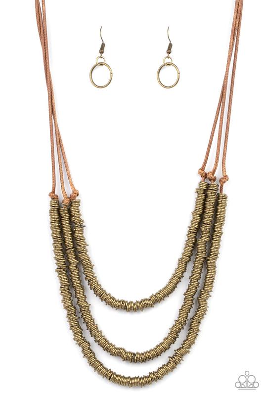 RING to Reason - brass necklace