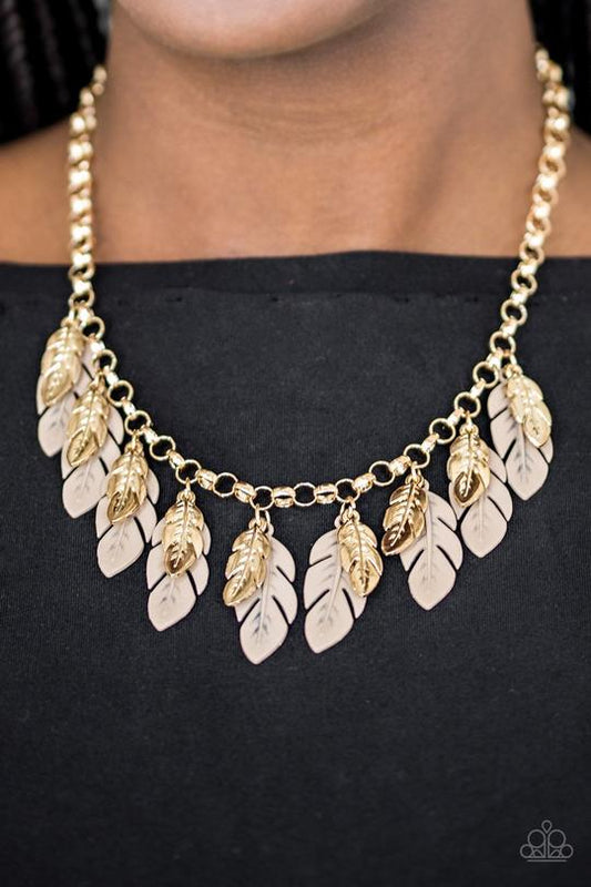 Rule The Roost - Brown necklace